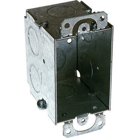 Raco Switch Box, Wall Box Type, 1 Gang, Steel 8500